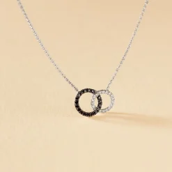 Collier Bella Or Blanc Diamant