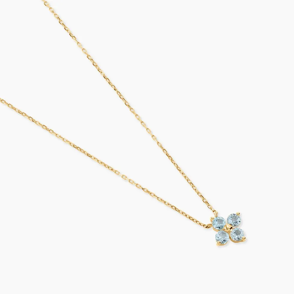 Collier Belovia Or Jaune Topaze