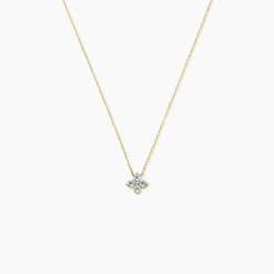 Collier Belovia Or Jaune Topaze