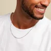 Collier Ben Argent Blanc
