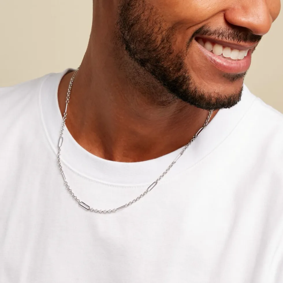 Collier Ben Argent Blanc