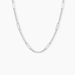 Collier Ben Argent Blanc