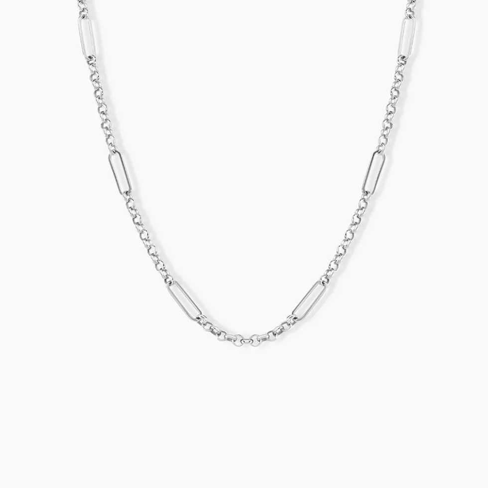 Collier Ben Argent Blanc