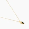 Collier Bendt Or Jaune Saphir Diamant