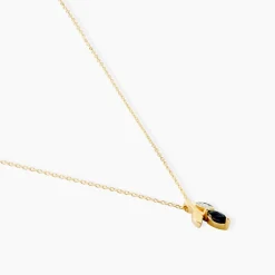 Collier Bendt Or Jaune Saphir Diamant