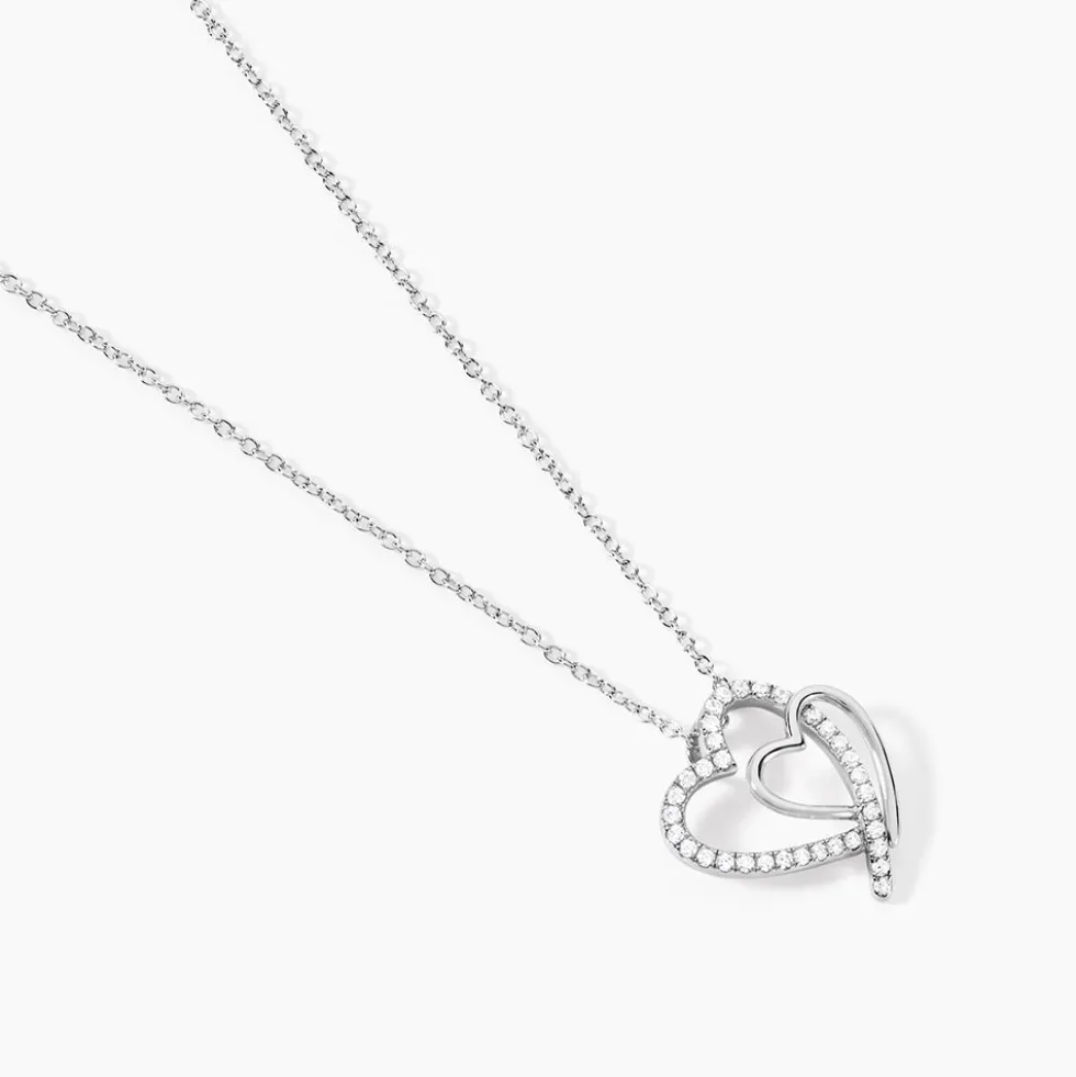 Collier Beryl Argent Blanc Oxyde De Zirconium