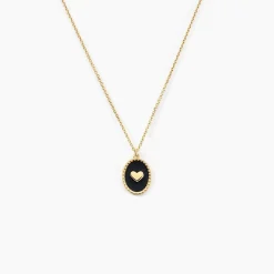 Collier Black Jack Or Jaune