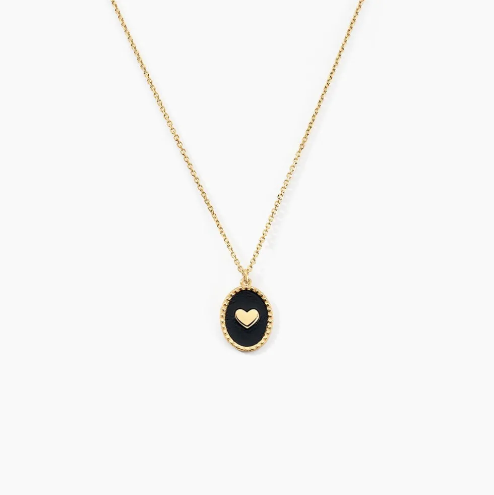 Collier Black Jack Or Jaune
