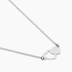 Collier Blandine Argent Blanc