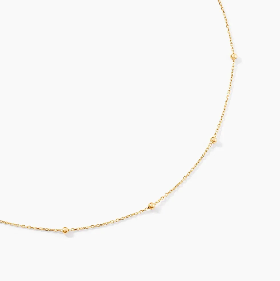 Collier Booker Or Jaune