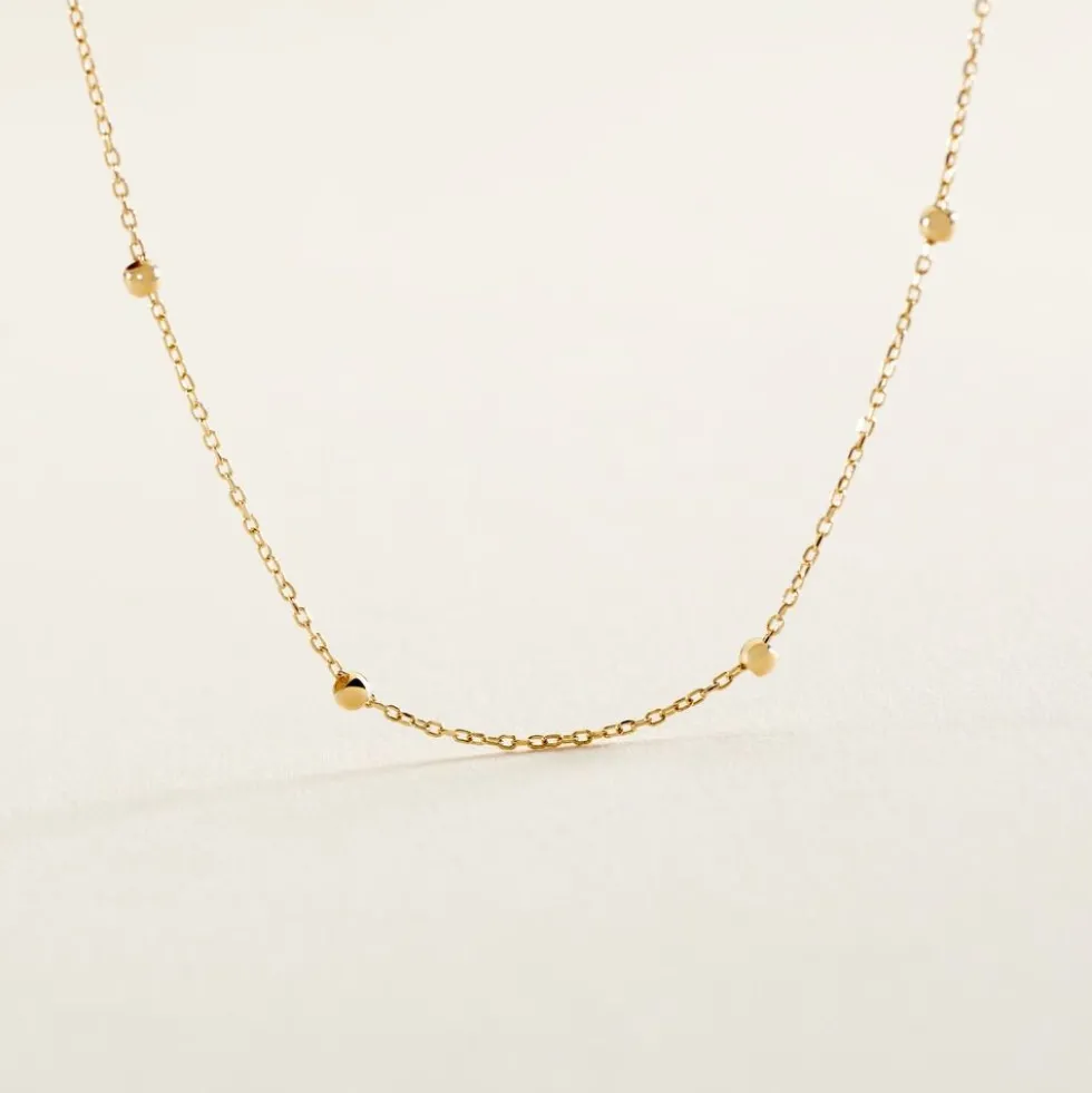 Collier Booker Or Jaune