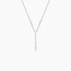 Collier Bormana Argent Blanc Oxyde De Zirconium