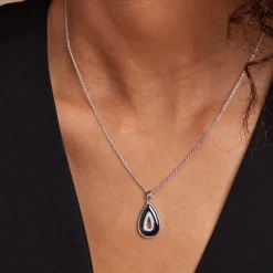 Collier Boyce Argent Blanc Céramique Oxyde De Zirconium
