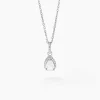 Collier Briony Argent Blanc Oxyde De Zirconium