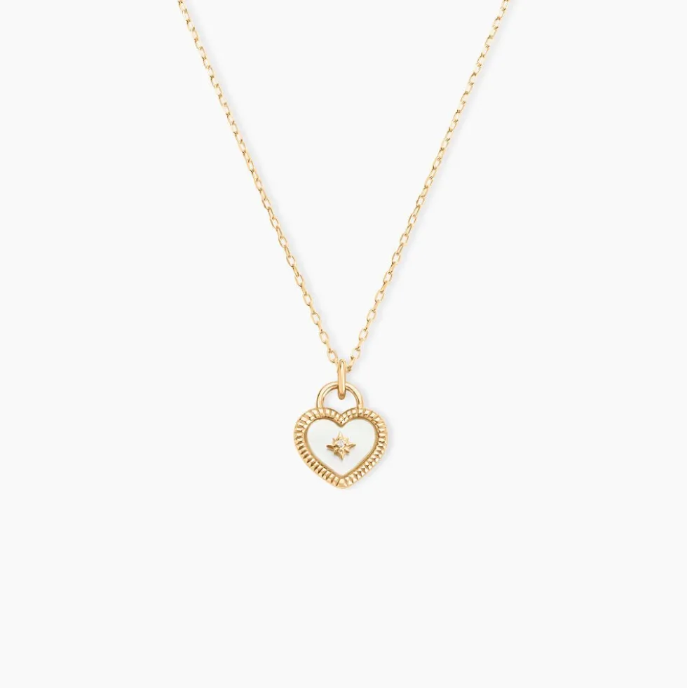 Collier Bronte Or Jaune Nacre Diamant