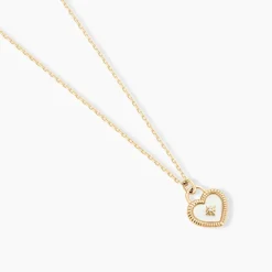 Collier Bronte Or Jaune Nacre Diamant
