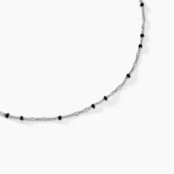 Collier Cacilia Argent Blanc