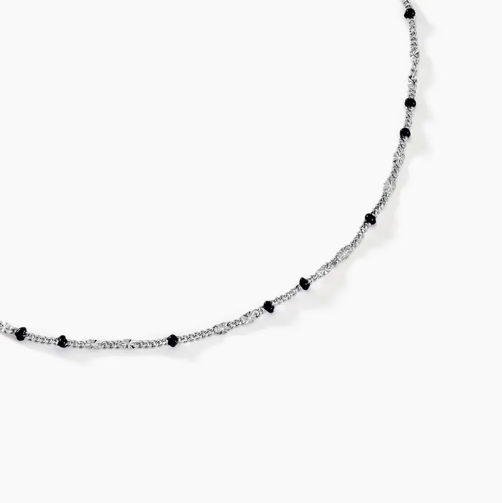 Collier Cacilia Argent Blanc