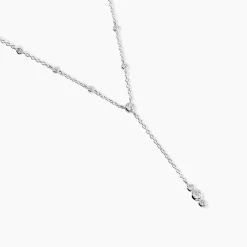 Collier Capella Argent Blanc Oxyde De Zirconium