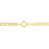 Collier Capucin Or Jaune Maille Marine Plate