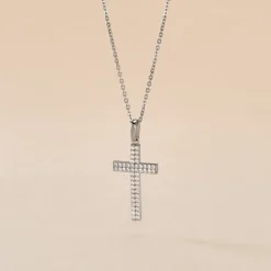 Collier Carola Argent Blanc Oxyde De Zirconium