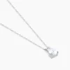 Collier Carolyn Argent Blanc Oxyde De Zirconium