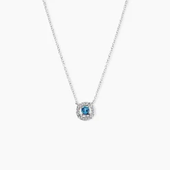 Collier Carren Argent Blanc Oxyde De Zirconium
