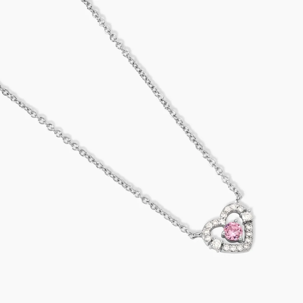 Collier Carren Argent Blanc Oxyde De Zirconium