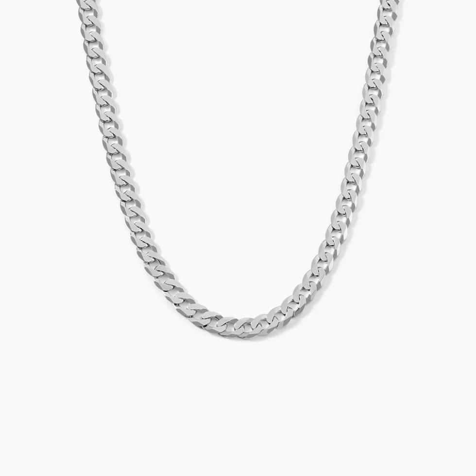 Collier Casper Argent Blanc