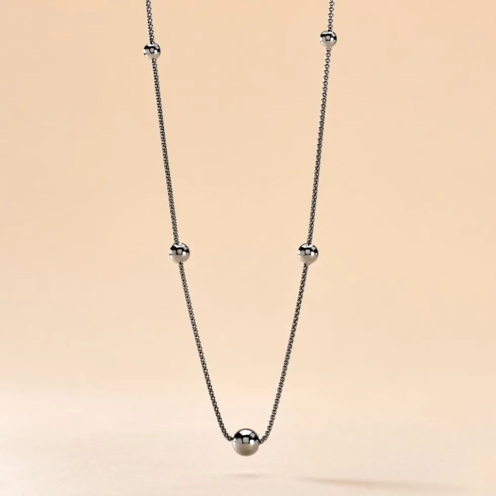 Collier Catarina Argent Blanc