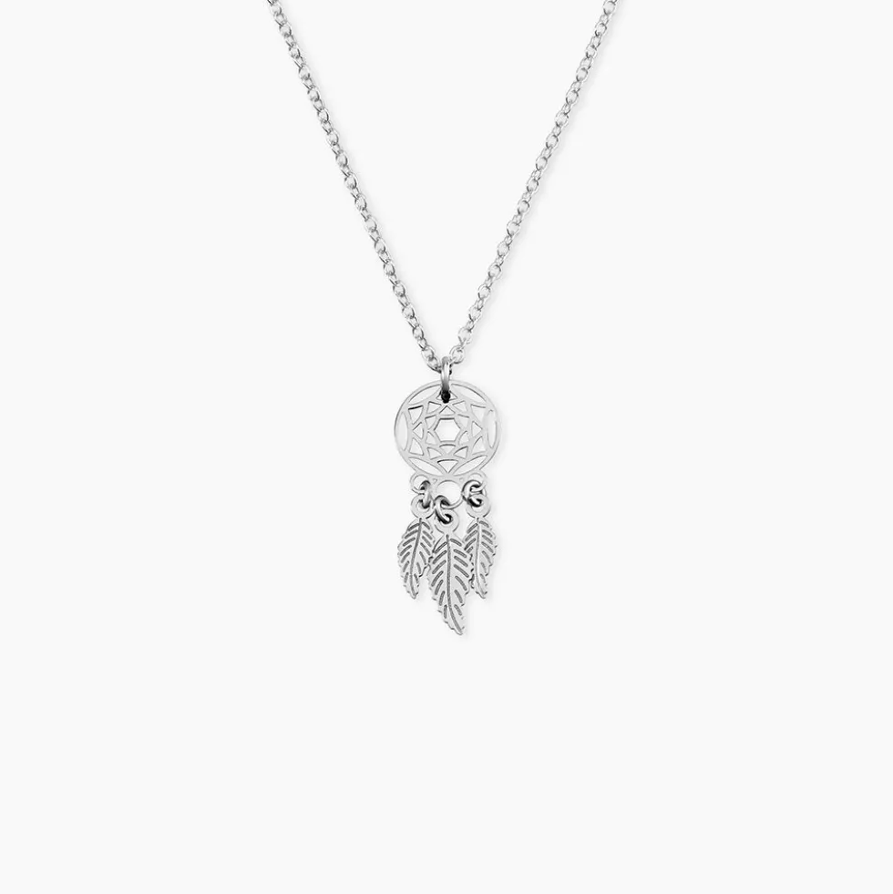 Collier Catchy Argent Blanc