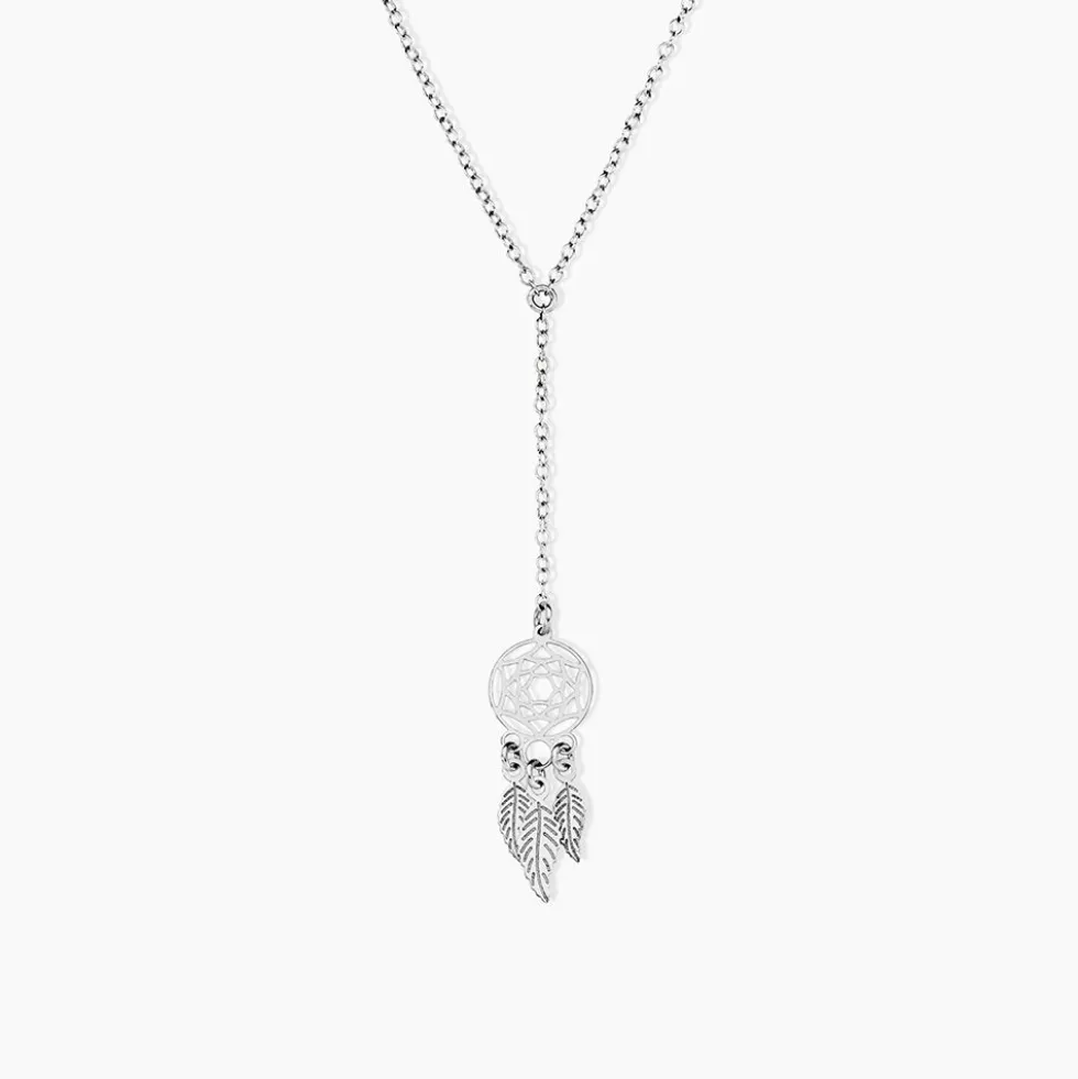 Collier Catchy Argent Blanc