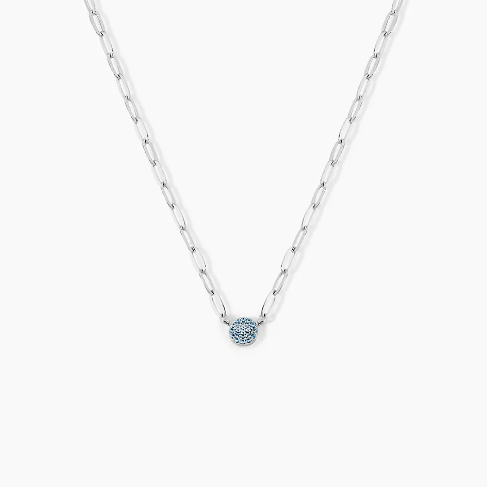 Collier Cesarie Argent Blanc Oxyde De Zirconium