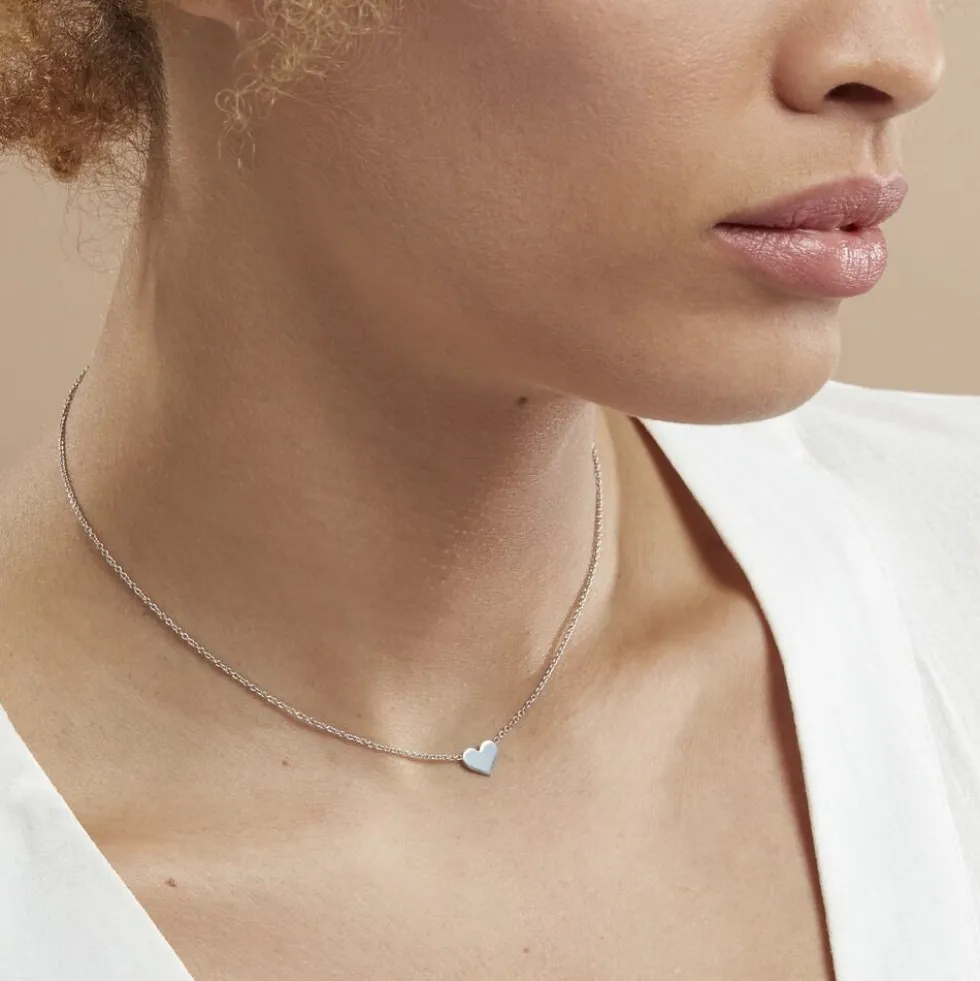 Collier Chandana Argent Blanc
