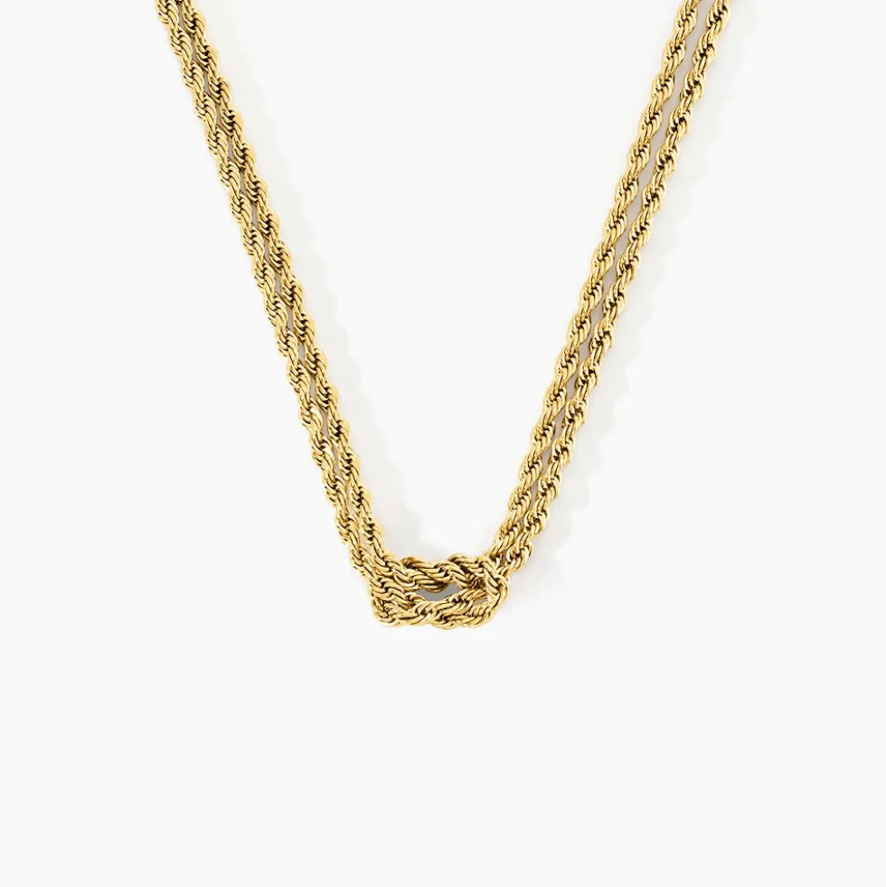 Collier Charleen Acier Jaune