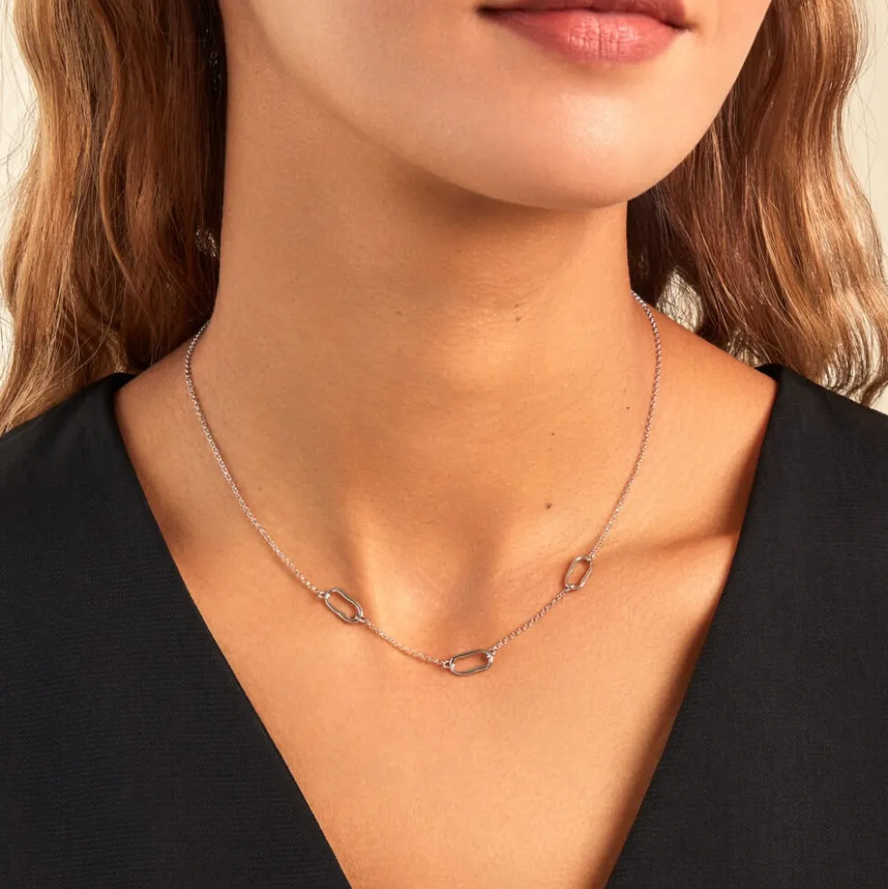 Collier Cherazade Argent Blanc
