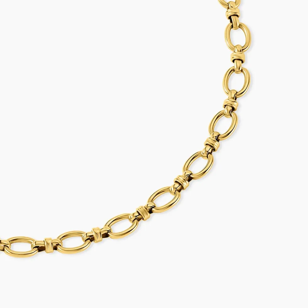 Collier Cherish Acier Jaune