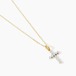 Collier Chriselda Or Jaune Diamant