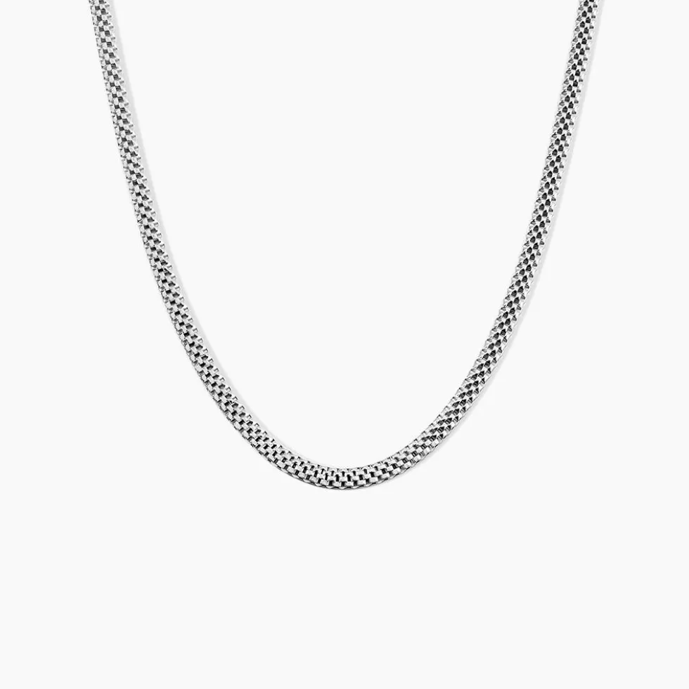 Collier Christine Argent Blanc