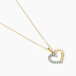 Collier Christine Or Jaune Diamant