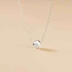 Collier Clara Argent Blanc