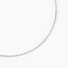 Collier Claudine Maille Forcat Argent Blanc