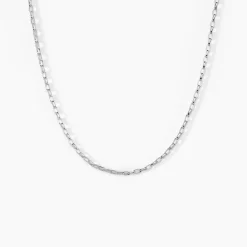 Collier Claudine Maille Forcat Argent Blanc