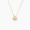 Collier Confucius Or Jaune Diamant