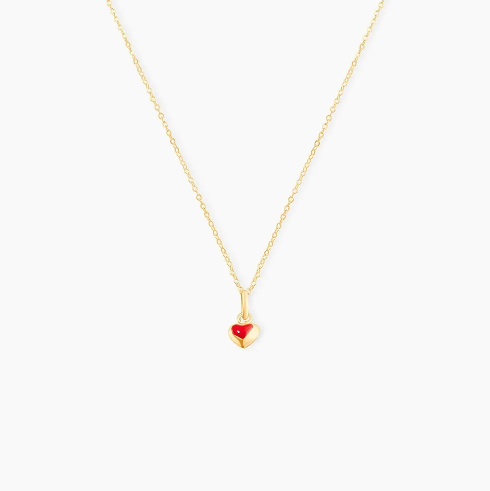 Collier Coralie Coeur Or Jaune