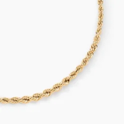 Collier Cordelia Danilo Maille Corde Or Jaune