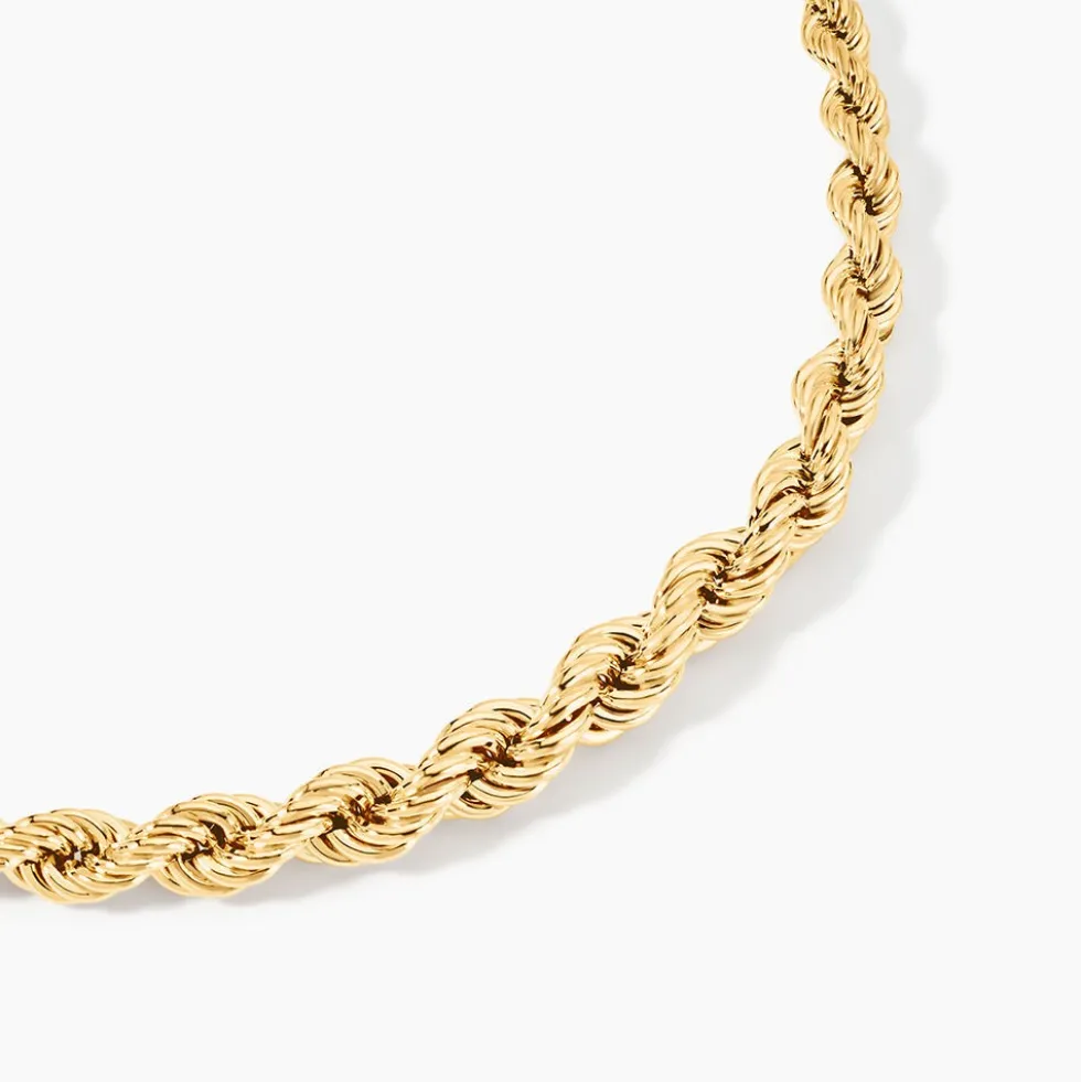 Collier Cordelia Danilo Maille Corde Or Jaune