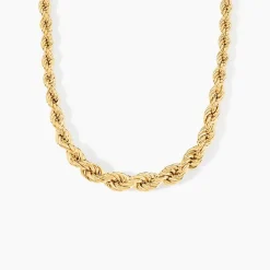 Collier Cordelia Danilo Maille Corde Or Jaune