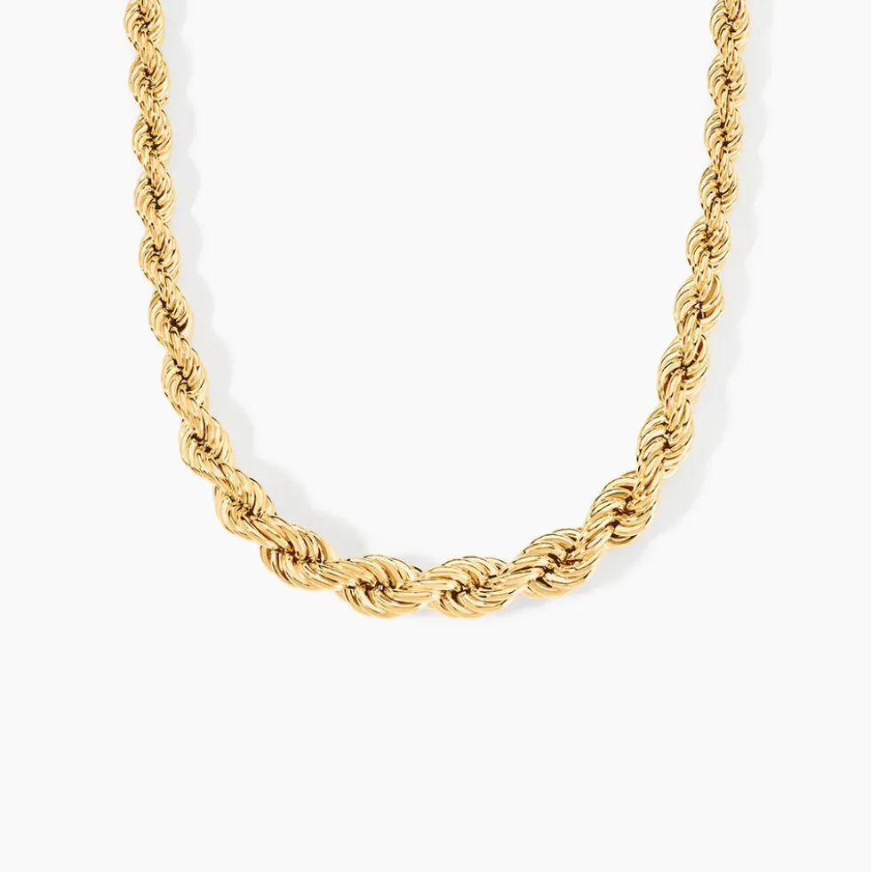 Collier Cordelia Danilo Maille Corde Or Jaune