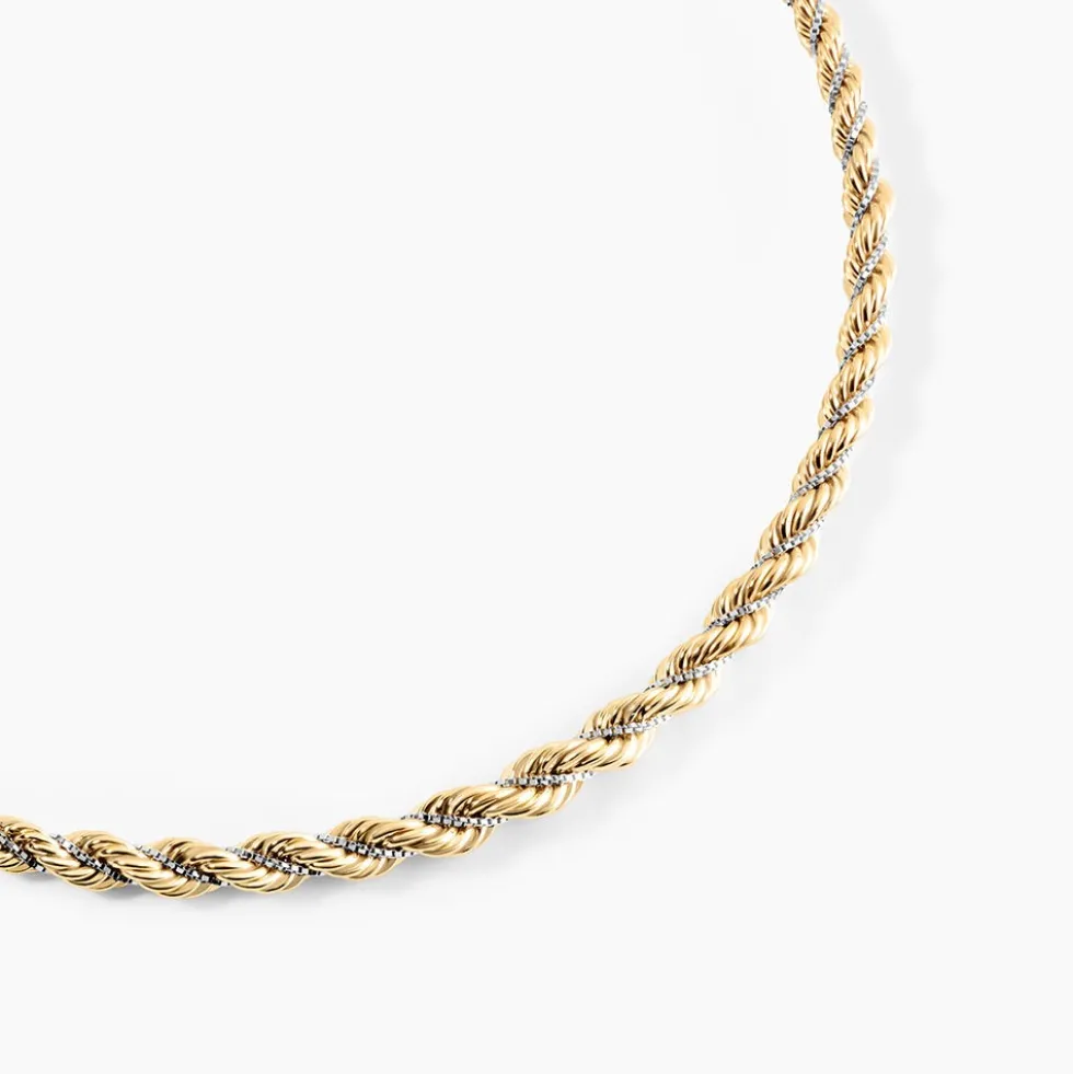 Collier Cordelia Danilo Maille Corde Et Venitienne